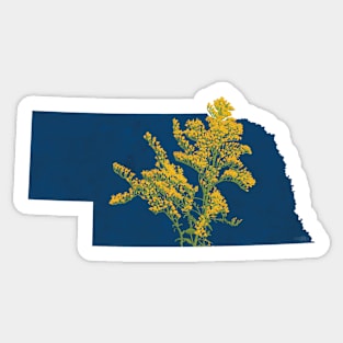 Nebraska Goldenrod Sticker